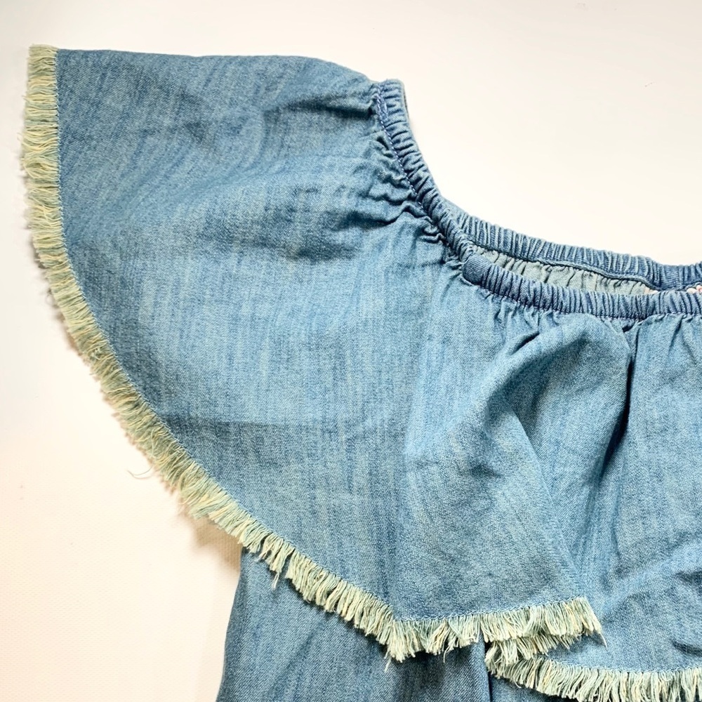 Mossimo Supply & Co Denim Dress XS Raw Hem - Picture 7 of 9